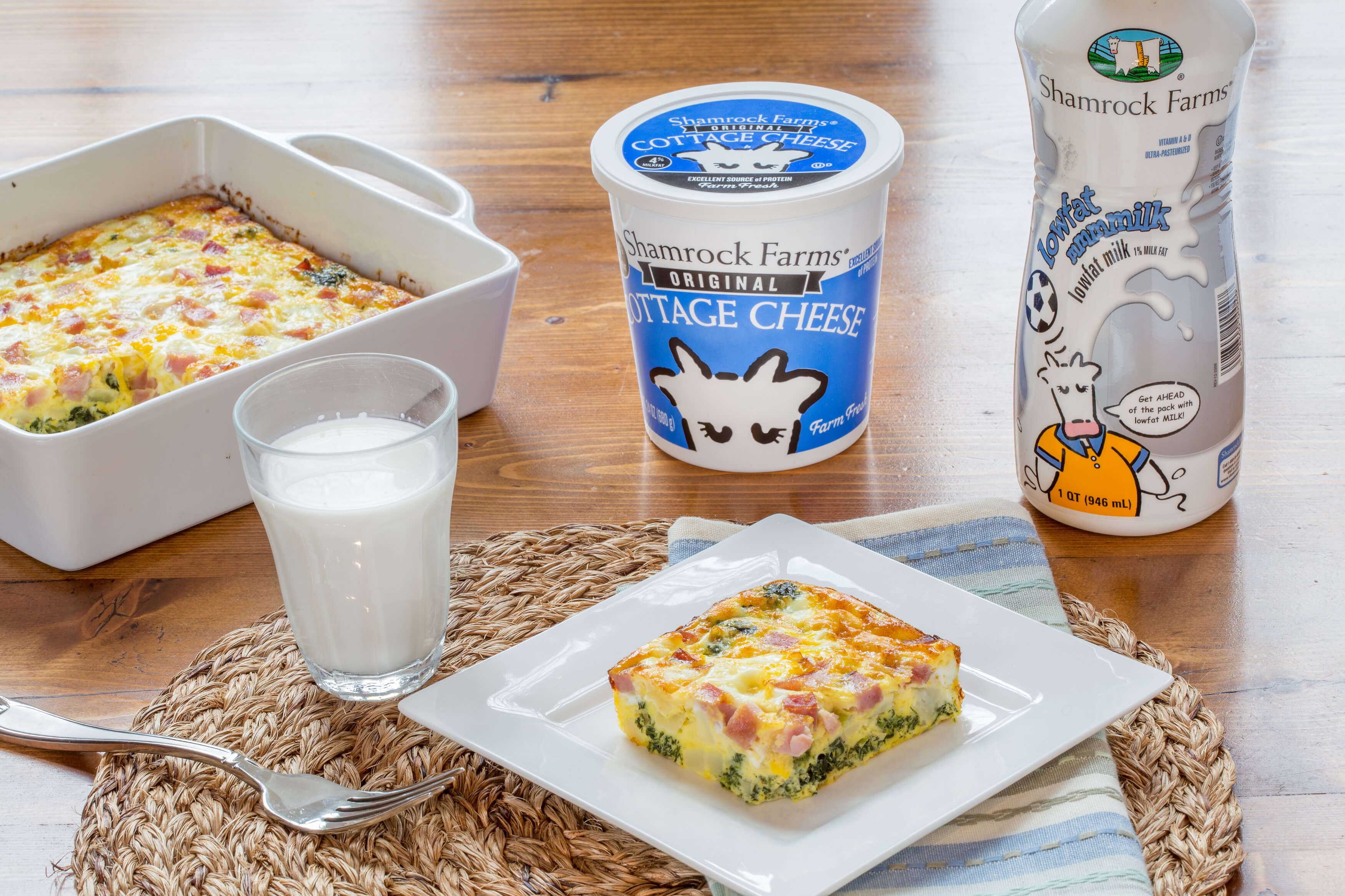 Easy Egg Casserole - Shamrock Farms