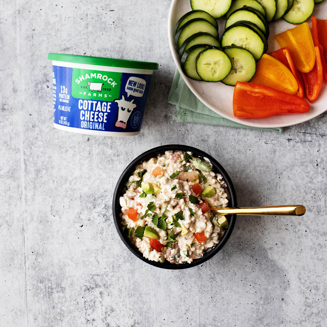 Salsa Cottage Cheese Shamrock Farms